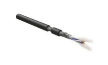 Hyperline RS-SF-2x2x22/7-PVC-BK (500 )   RS-485,  SF/UTP, 2  24 AWG, 220,61 ,   (patch) 70.20 , PVC, -40C - +80C, 