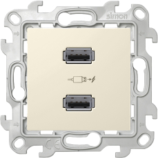   USB Simon, USB-A x 2, 2.4A ( )