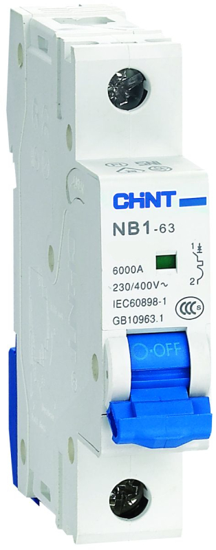   Chint NB1-63 - 1P 1A ( B) 6 kA 1M 230 